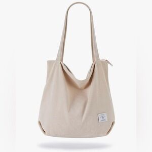 Cream Tote Bag
